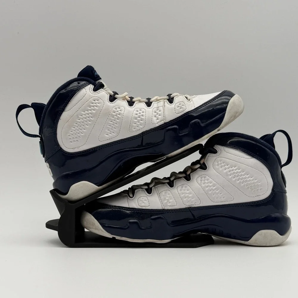 Jordan Air Jordan 9 Retro Pearl Blue 302359-145 Size 6Y‎ Women 7.5 - Picture 3 of 13